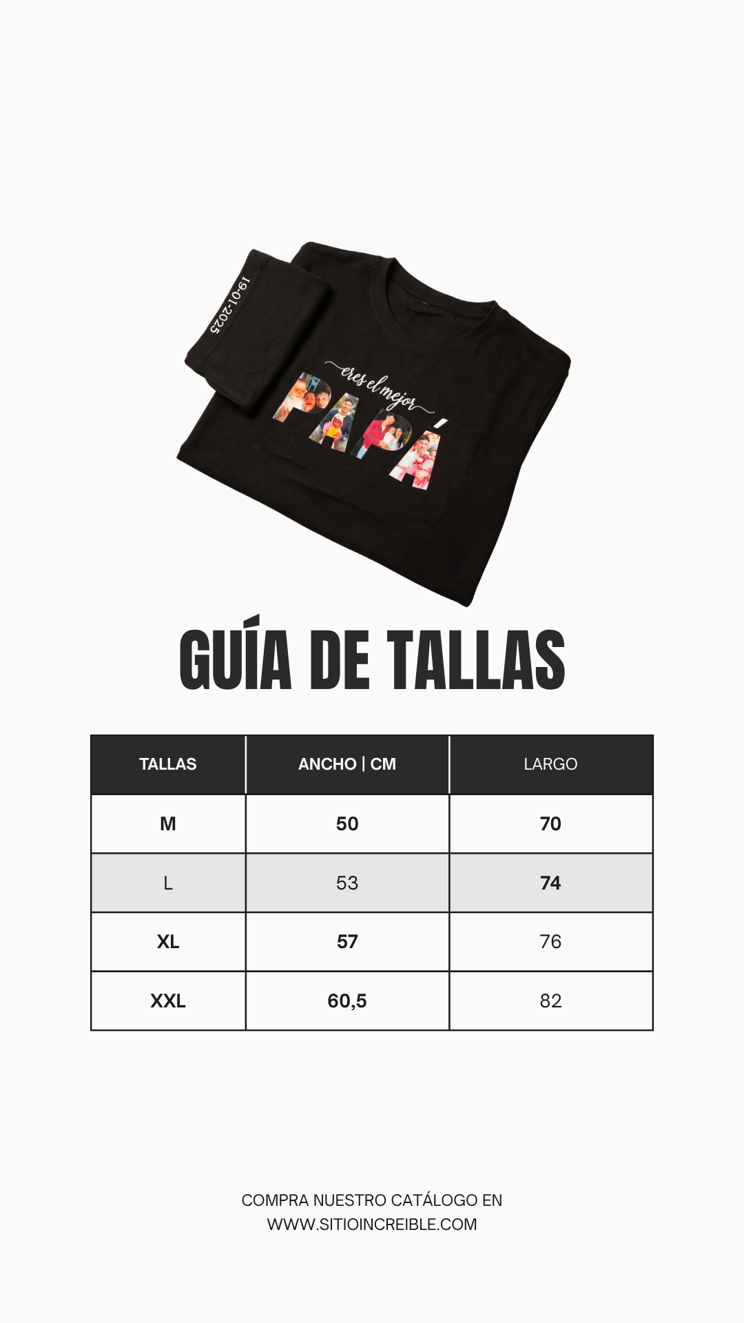 Remera Personalizada Papá