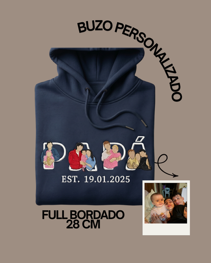 Buzo Bordado Personalizado PAPÁ