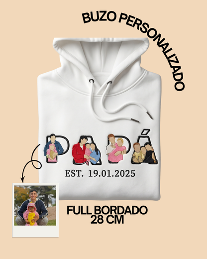 Buzo Bordado Personalizado PAPÁ