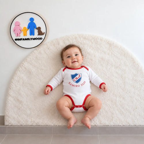 SET Body Nacional Personalizado + Gorro personalizado tumbado boca arriba | FamilyMood