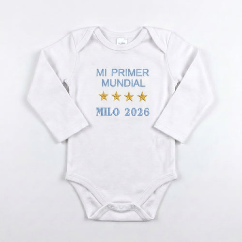 Body PERSONALIZADO Mi Primer Mundial