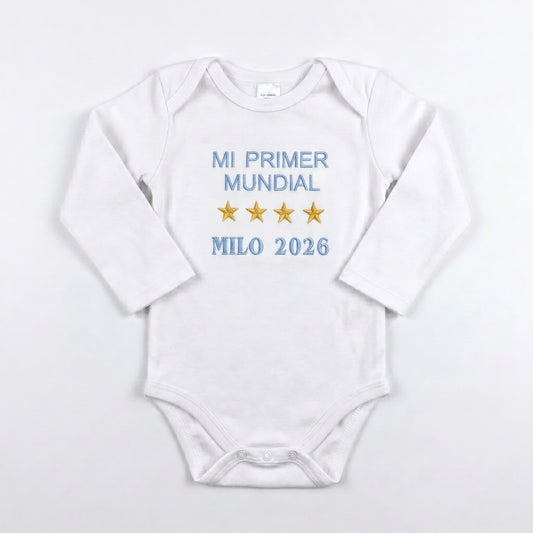 Body PERSONALIZADO Mi Primer Mundial