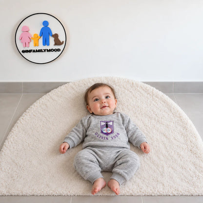 Buzo Personalizado Defensor sporting — puesto en bebé, tumbado boca arriba | FamilyMood