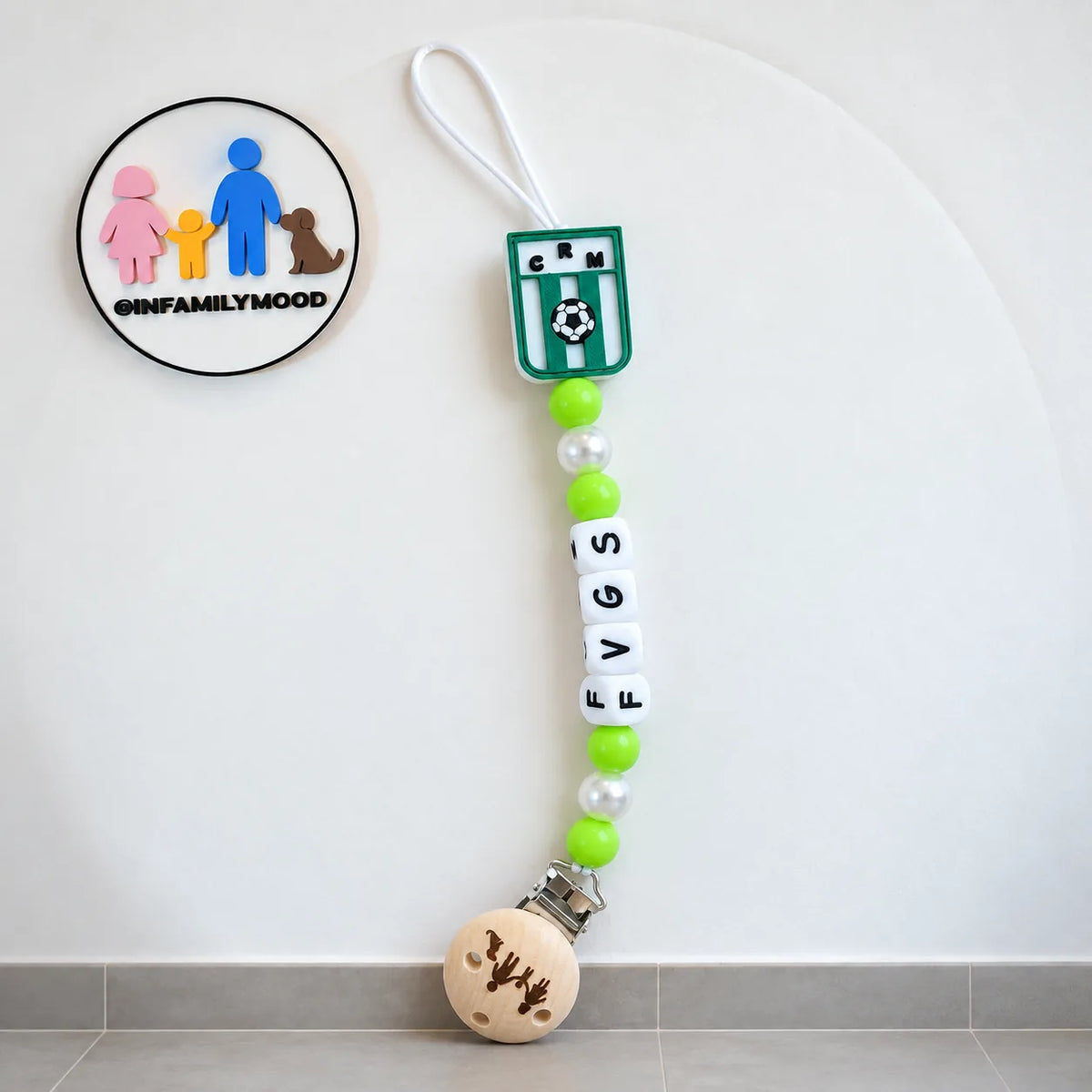 Porta chupete personalizado Racing FamilyMood — el porta chupete solo | FamilyMood
