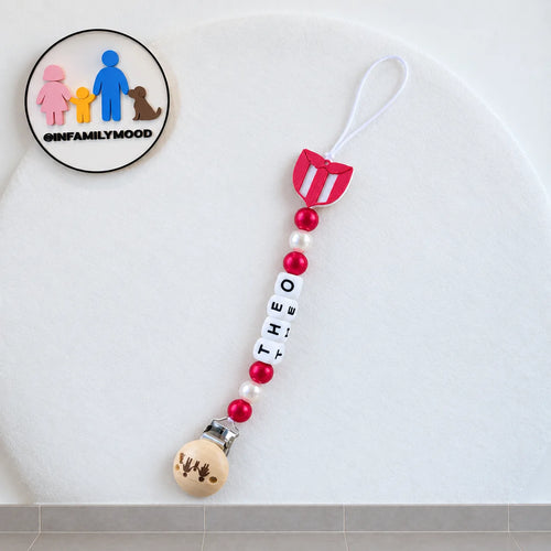 Porta chupete personalizado River Plate FamilyMood — el porta chupete solo | FamilyMood